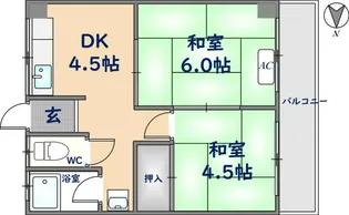 秀栄マンション【103号室】の間取り
