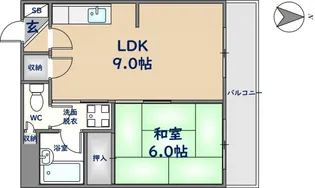 ファースト小阪【301号室】の間取り
