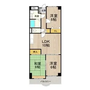 センターロイヤル【801号室】の間取り