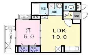 ラガーコート【302号室】の間取り
