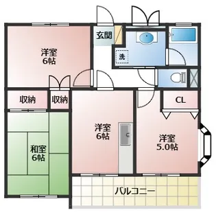 須賀第1ハイツ【201号室】の間取り