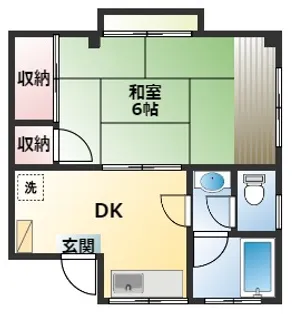 吉田ビル【302号室】の間取り