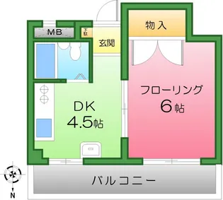 アドリームZEN【3階】の間取り