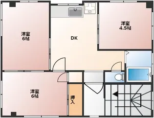 今井ビル【4階号室】の間取り