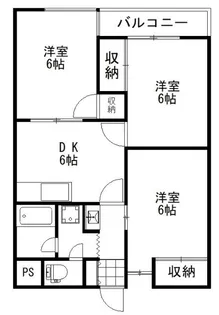 アトレ蕨【3階】の間取り