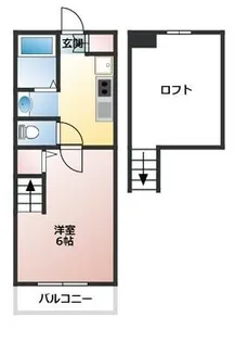 Liberta網代橋【1階】の間取り