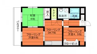 リベラルⅡ【3階】の間取り
