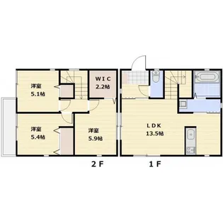 埼玉県蕨市中央6丁目【一戸建】の間取り