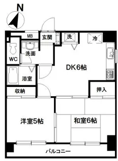 グランドメゾン川口幸町【2階】の間取り