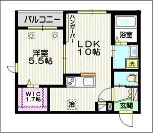 Dimora 峰岸【2階】の間取り