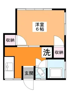 第一福富【302号室】の間取り