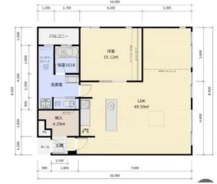 アヴェニール戸田【5階】の間取り