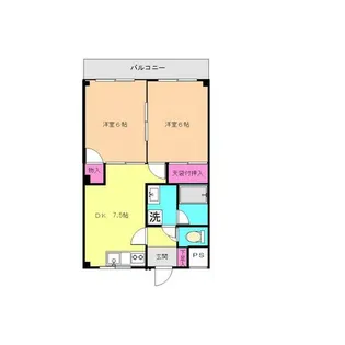 サンライズ【3階】の間取り