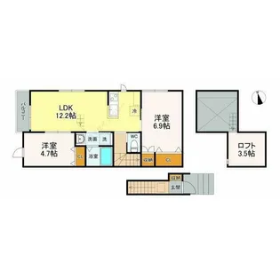 ディアコート【2階】の間取り