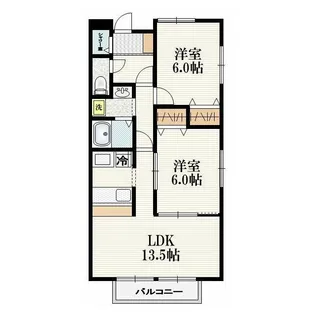ベルケンネル【2階】の間取り