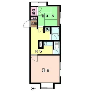 グリーンハイツ(川口)【1階】の間取り
