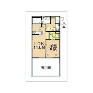 メゾン ユーフォリー【101号室】の間取り