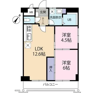 花見屋第2ビル【3階】の間取り