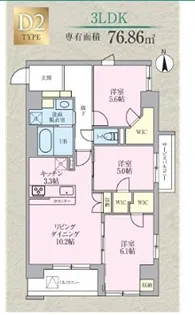 カーム レジデンス プロローグ【2階】の間取り