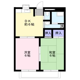 いかるがハイツ【303号室】の間取り