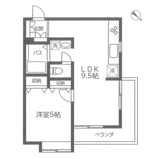 ピーターマンション北園壱番館【2階】の間取り
