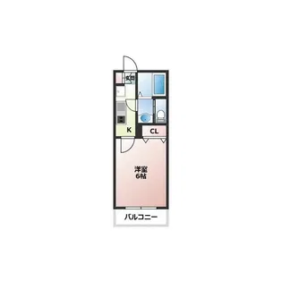 Raffine芝【206号室】の間取り
