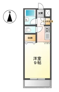 岡山県岡山市北区大安寺東町【アパート】の間取り