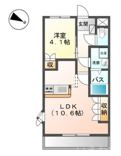 岡山県岡山市南区内尾【アパート】の間取り