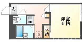 岡山県岡山市北区新屋敷町3丁目【マンション】の間取り