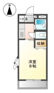 岡山県岡山市北区高柳西町【マンション】の間取り