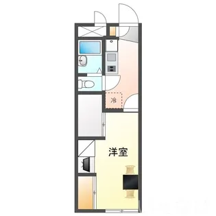岡山県岡山市南区福浜町【アパート】の間取り