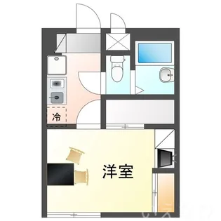 岡山県岡山市北区神田町2丁目【アパート】の間取り