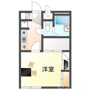 岡山県岡山市南区豊成1丁目【アパート】の間取り