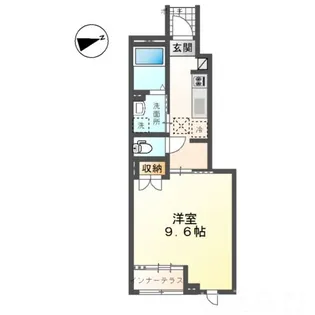 岡山県岡山市北区高松【アパート】の間取り