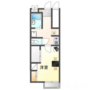 岡山県岡山市南区米倉【アパート】の間取り