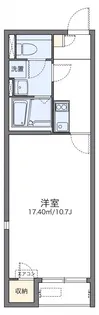 岡山県備前市伊部【アパート】の間取り