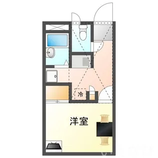 岡山県岡山市北区山科町【アパート】の間取り