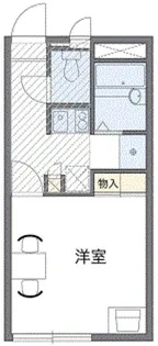 岡山県玉野市田井4丁目【アパート】の間取り