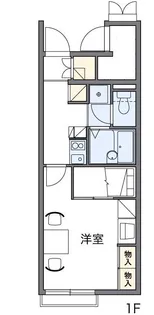 岡山県倉敷市玉島八島【アパート】の間取り