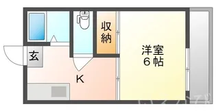 岡山県岡山市北区京橋町【アパート】の間取り