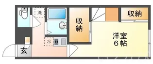 岡山県岡山市北区葵町【アパート】の間取り