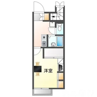 岡山県岡山市南区浜野3丁目【アパート】の間取り