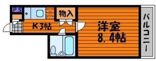 岡山県岡山市北区七日市西町【マンション】の間取り