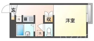 岡山県岡山市北区上中野1丁目【アパート】の間取り