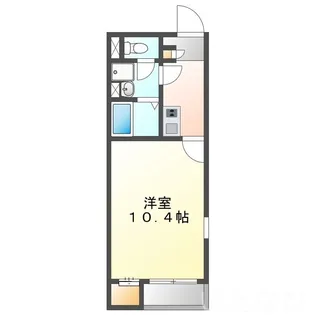 岡山県岡山市北区庭瀬【アパート】の間取り