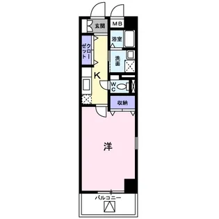 岡山県倉敷市吉岡【マンション】の間取り
