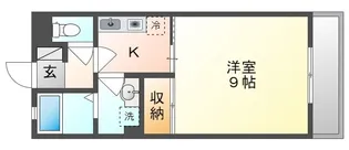 岡山県岡山市北区津島南2丁目【アパート】の間取り