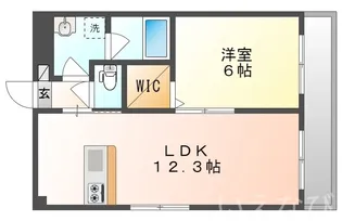 岡山県岡山市北区内山下2丁目【マンション】の間取り