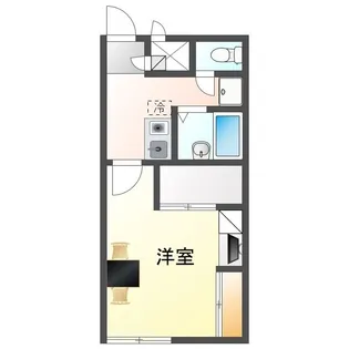 岡山県岡山市南区新保【アパート】の間取り