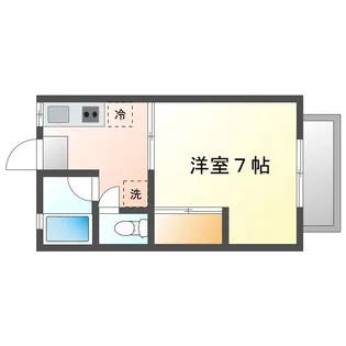 岡山県岡山市南区豊成1丁目【アパート】の間取り